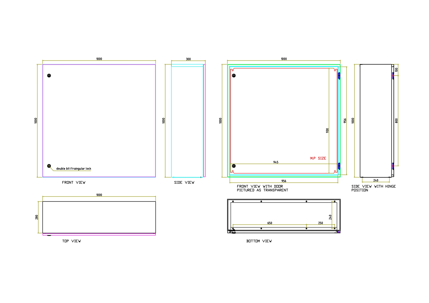 (E1) STANDARD ENCLOSURE (1)